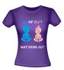 foto 4 Hij of zij? Wat denk jij? gender reveal party T-shirt