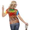 foto 4 Hippie t-shirt dame foto realistisch shirt