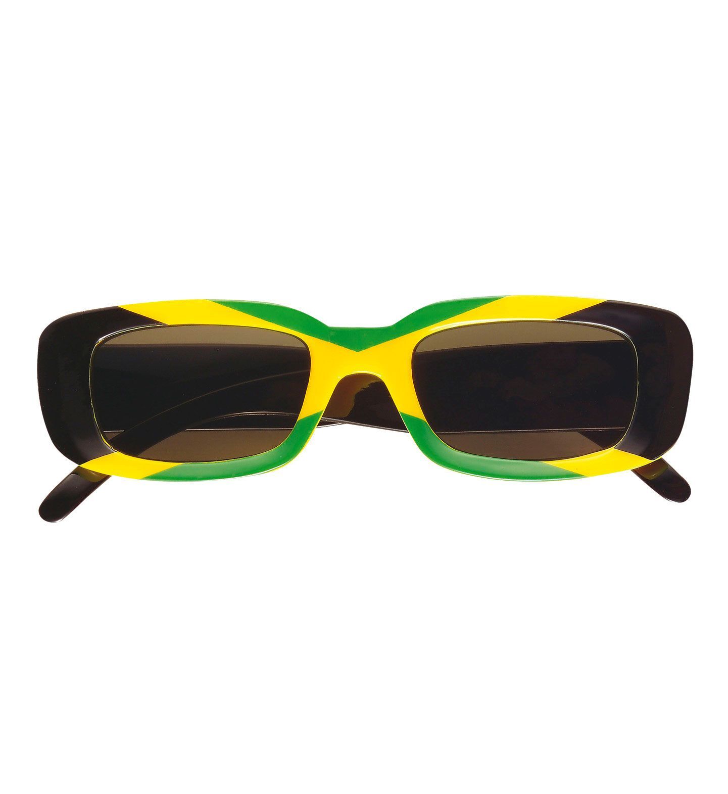 Jamaicaanse bril met de kleuren van Jamaica