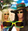 foto 4 Jamaicaanse bril met de kleuren van Jamaica