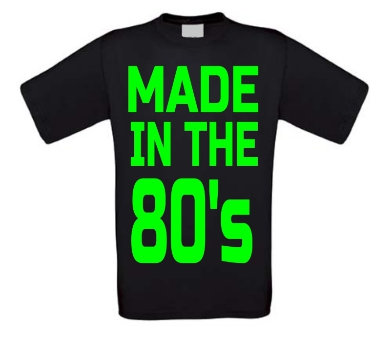 made in the 80's T-shirt heren