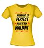 foto 16 Niemand is perfect maar ik ben briljant T-shirt