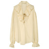 Piraten blouse beige volwassen heren shirt