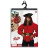 foto 2 Piraten shirt rood volwassen blouse