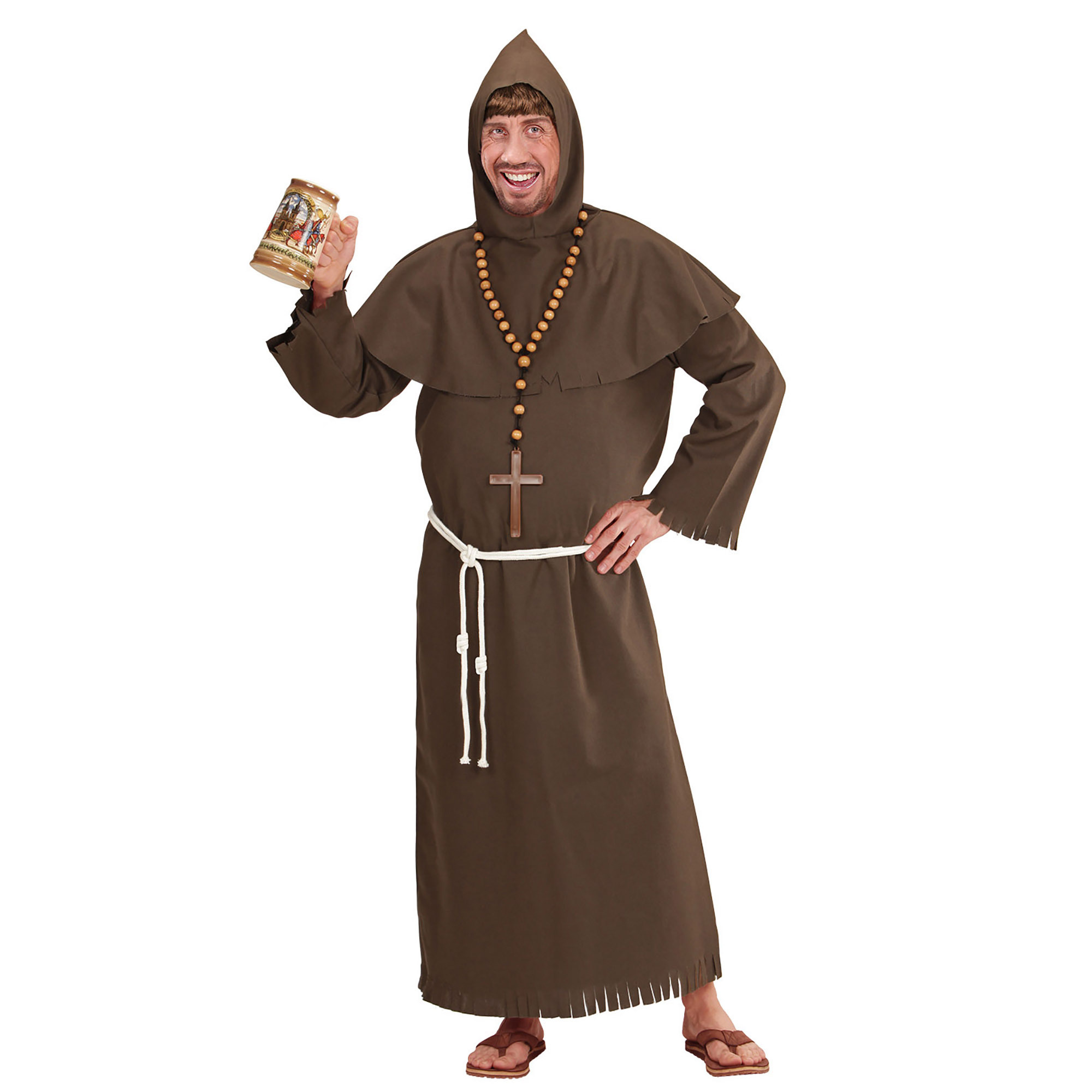 Religieus stijlvol monnik kostuum volwassen