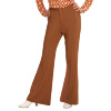 foto 1 Retro disco broek 70's dames bruin