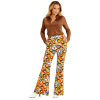 foto 5 Retro disco broek 70's dames bubbels print