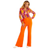 foto 4 Retro disco broek 70's dames oranje