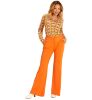foto 7 Retro disco broek 70's dames oranje