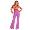 foto 4 Retro disco broek 70's dames paars