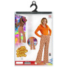 foto 2 Retro disco broek 70's dames vrolijke print