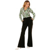 foto 5 Retro disco broek 70's dames zwart