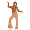 foto 4 Retro disco broek 70's seventies print dames 