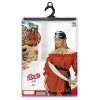 foto 2 Rood piraten blouse voor een piraat dame