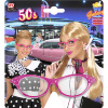 foto 2 Roze bril jaren vijftig met diamantjes 50's