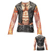 foto 3 Super stoer biker rocker realistisch foto print shirt
