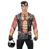 foto 5 Super stoer biker rocker realistisch foto print shirt