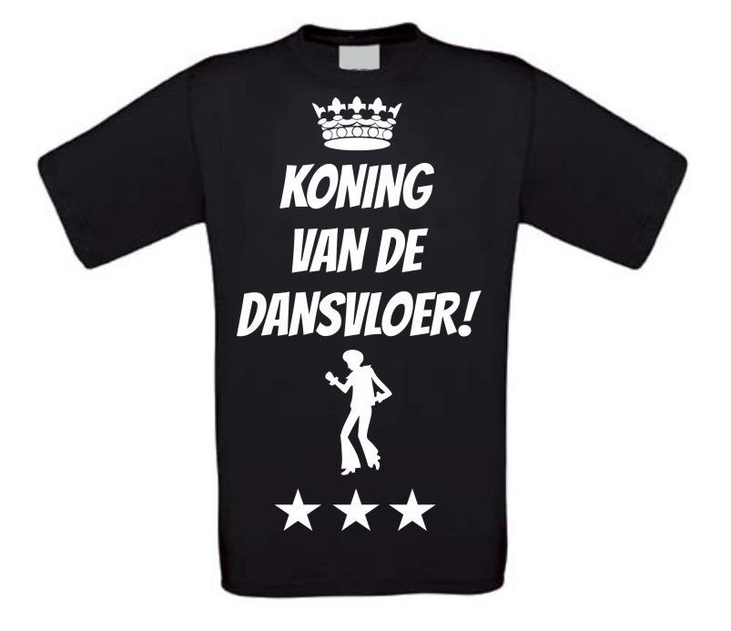 T-shirt Koning van de dansvloer