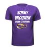 foto 2 T-shirt sorry vrouwen ik ben getrouwd