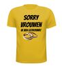 foto 8 T-shirt sorry vrouwen ik ben getrouwd