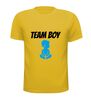 foto 15 Team boy T-shirt voor een gender reveal party
