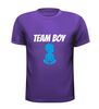 foto 3 Team boy T-shirt voor een gender reveal party
