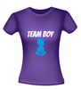 foto 4 Team boy T-shirt voor een gender reveal party