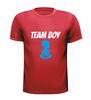 foto 7 Team boy T-shirt voor een gender reveal party
