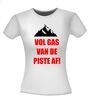 foto 14 vol gas van de piste af T-shirt