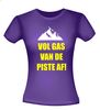 foto 4 vol gas van de piste af T-shirt