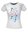 foto 14 vraagteken gender reveal party T-shirt
