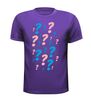 foto 3 vraagteken gender reveal party T-shirt
