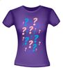 foto 4 vraagteken gender reveal party T-shirt