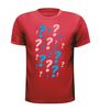 foto 7 vraagteken gender reveal party T-shirt