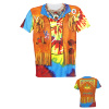 foto 3 Woodstock hippie t-shirt foto realistisch heren