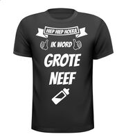 Hiep hiep hoera ik word grote neef T-shirt Hiep hiep hoera ik word grote neef T-shirt