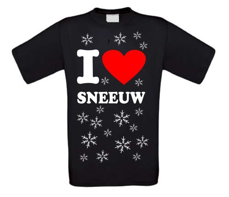 i love sneeuw t-shirt