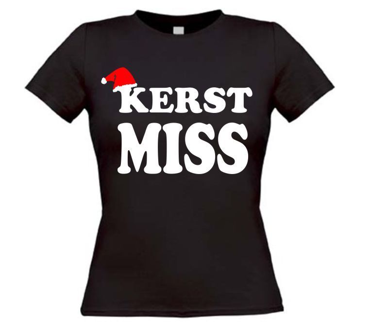 kerst miss t-shirt
