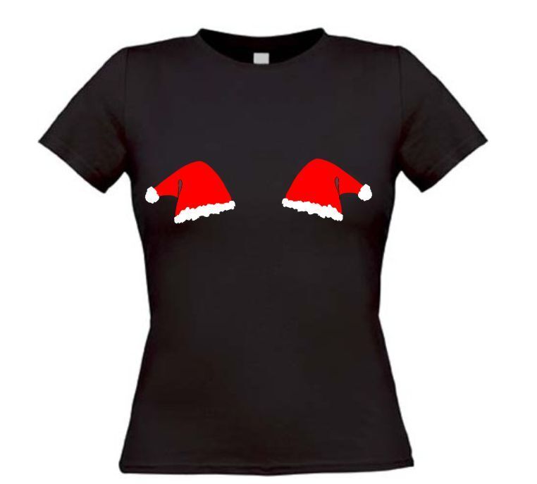 kerstmutsen t-shirt