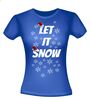foto 6 Let it snow met kerstmuts t-shirt