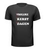 Vrolijke kerstdagen t-shirt