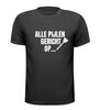 Alle pijlen gericht op T-shirt