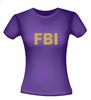 foto 4 FBI glitter T-shirt