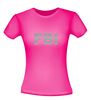 foto 12 FBI T-shirt glitter zilver