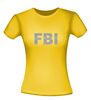 foto 16 FBI T-shirt glitter zilver