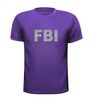 foto 3 FBI T-shirt glitter zilver