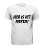 foto 13 Hier is het feestje T-shirt