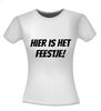 foto 14 Hier is het feestje T-shirt