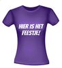 foto 4 Hier is het feestje T-shirt