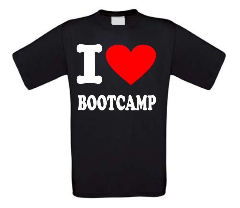 I love bootcamp T-shirt